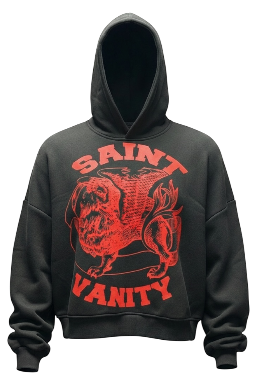 BLACK & RED GRIFFIN HOODIE