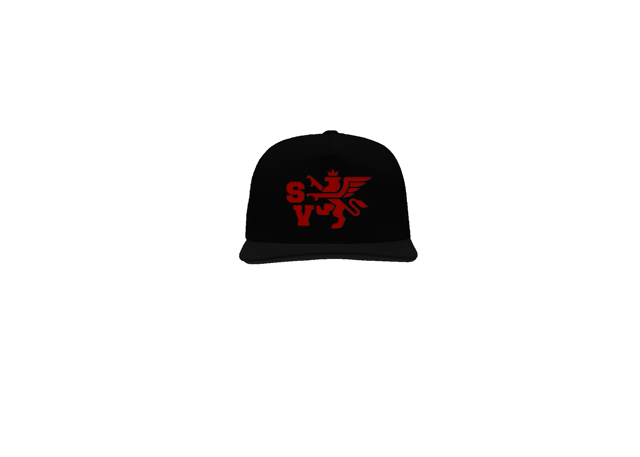 Black & Red Griffin Snapback