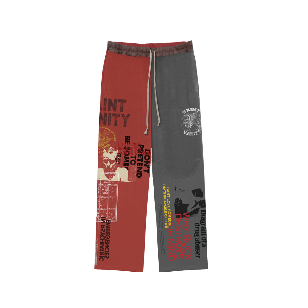 WHAT THE SAINT SWEATS GREY/ORANGE