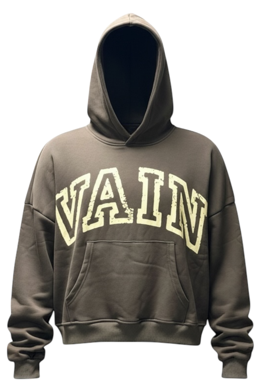 SLATE GREY VAIN HOODIE
