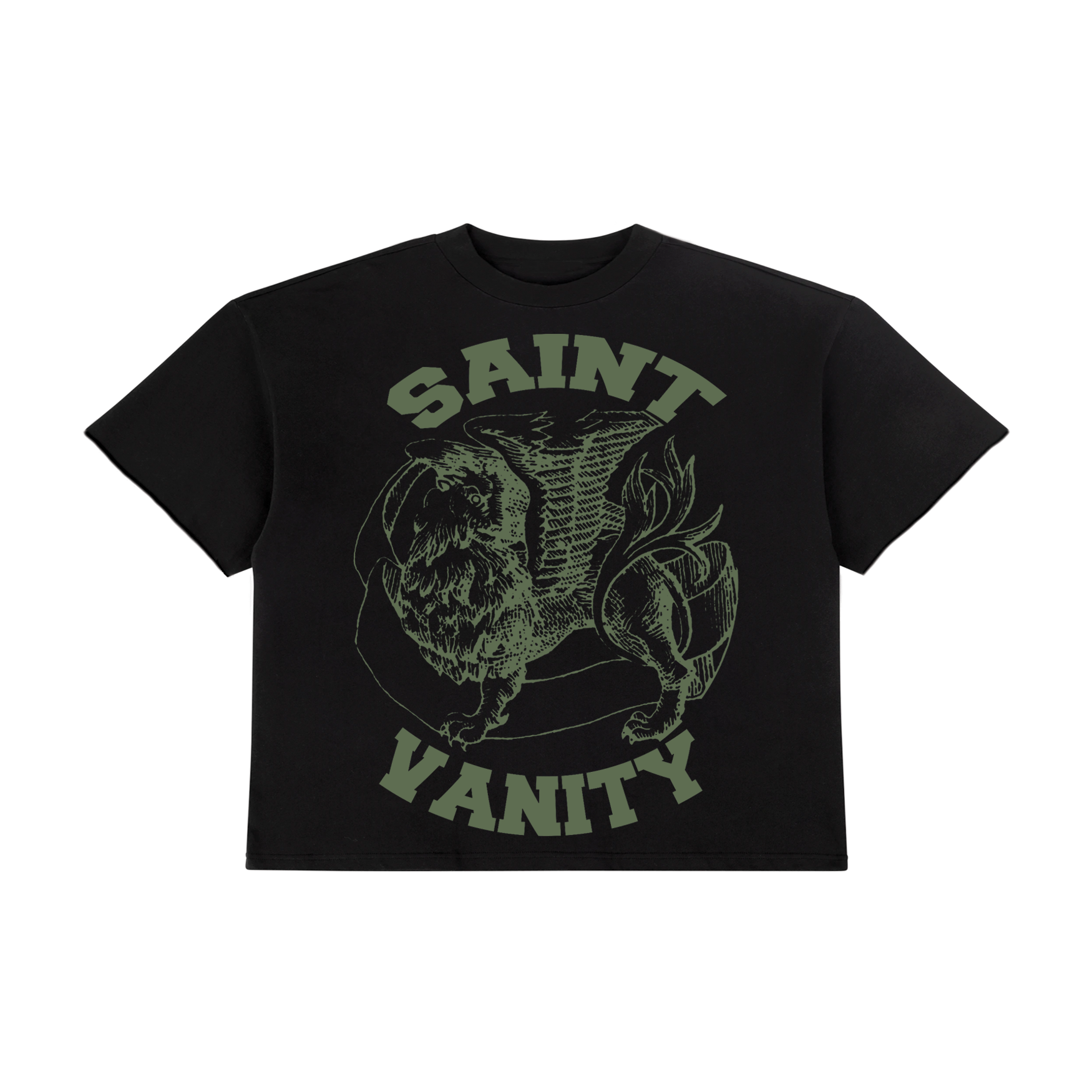 BLACK & GREEN GRIFFIN TEE