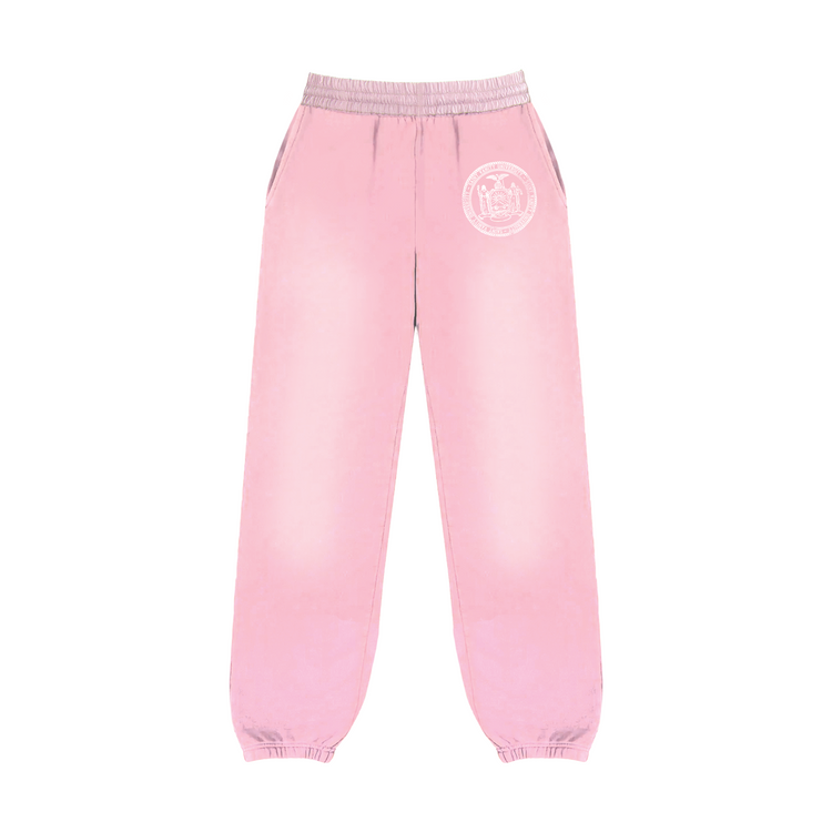 WOMEN PINK COLLEGIATE SWEATS
