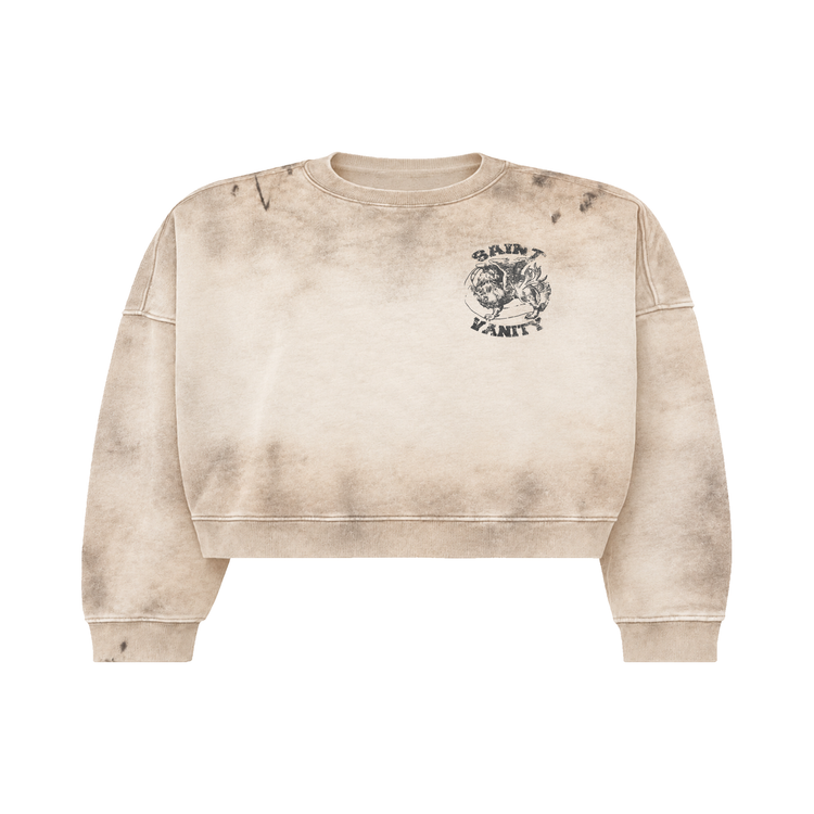 OATMEAL CREWNECK