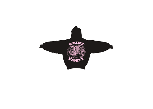 BLACK & PINK GRIFFIN HOODIE