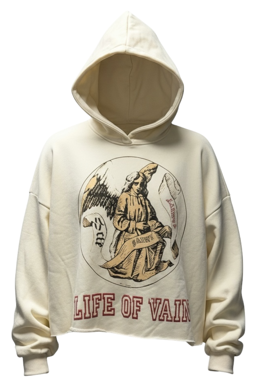 CREAM LIFE OF VAIN HOODIE