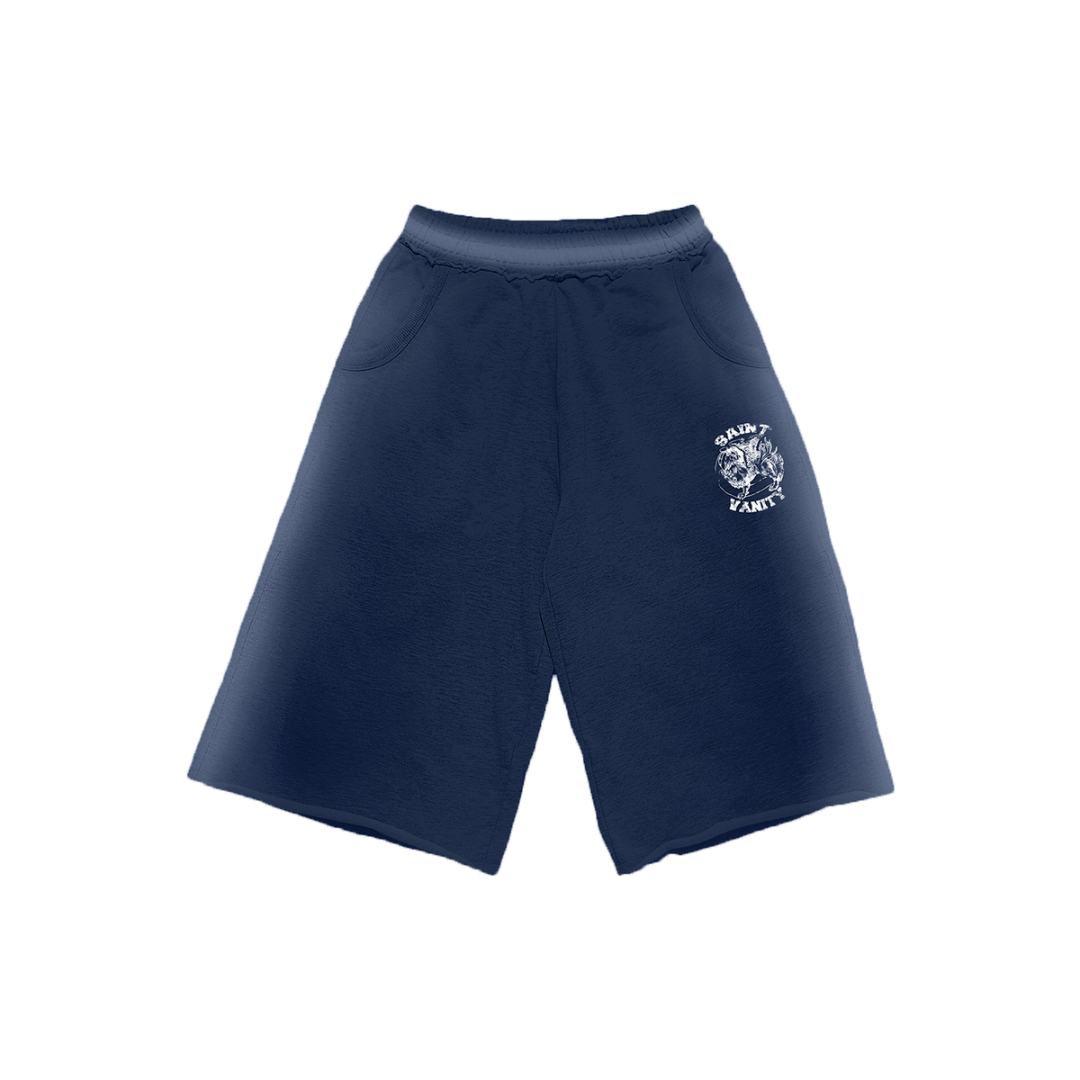 NAVY ASH LONGSHORTS