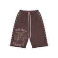 MOCHA FRENCH TERRY LONGSHORTS