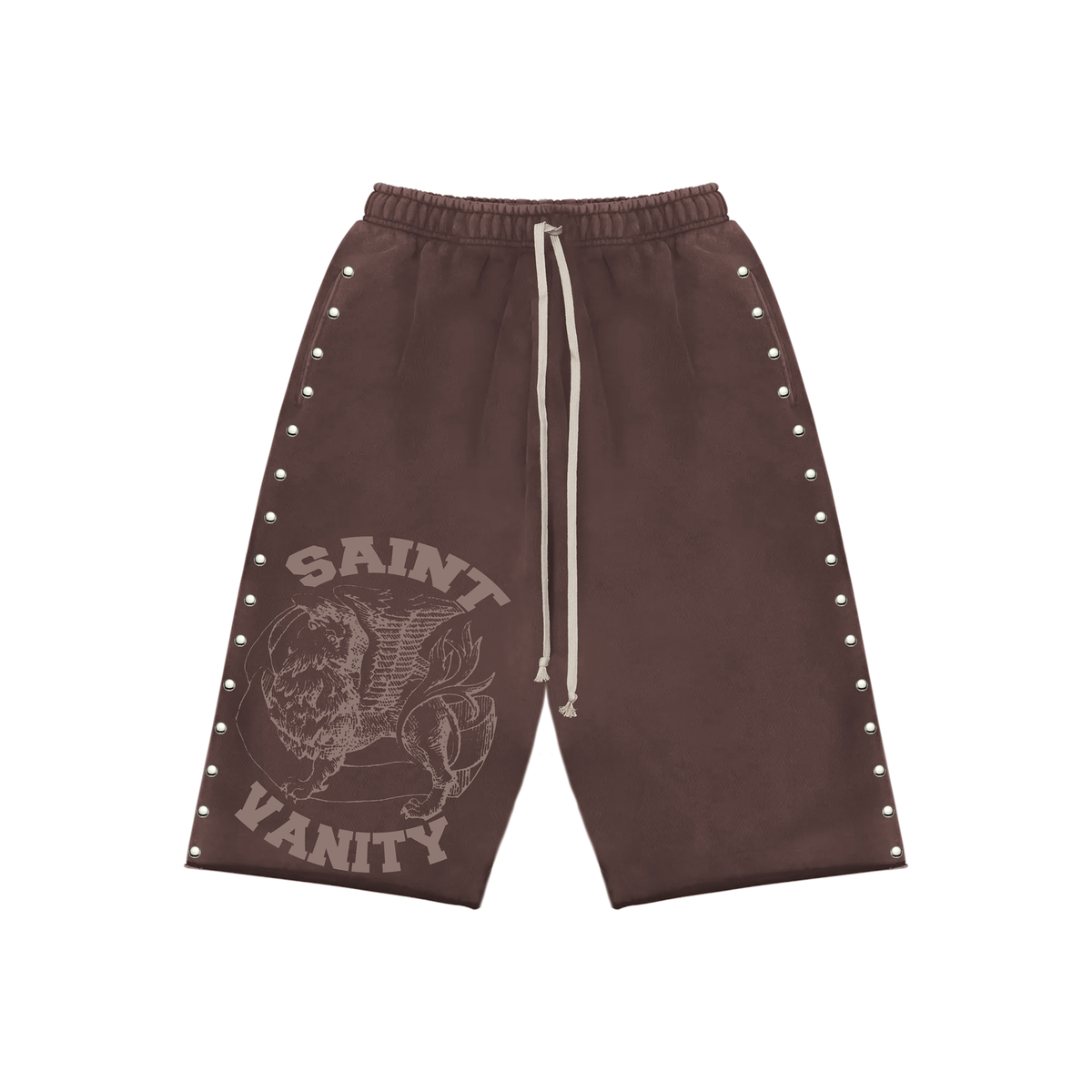 MOCHA FRENCH TERRY LONGSHORTS
