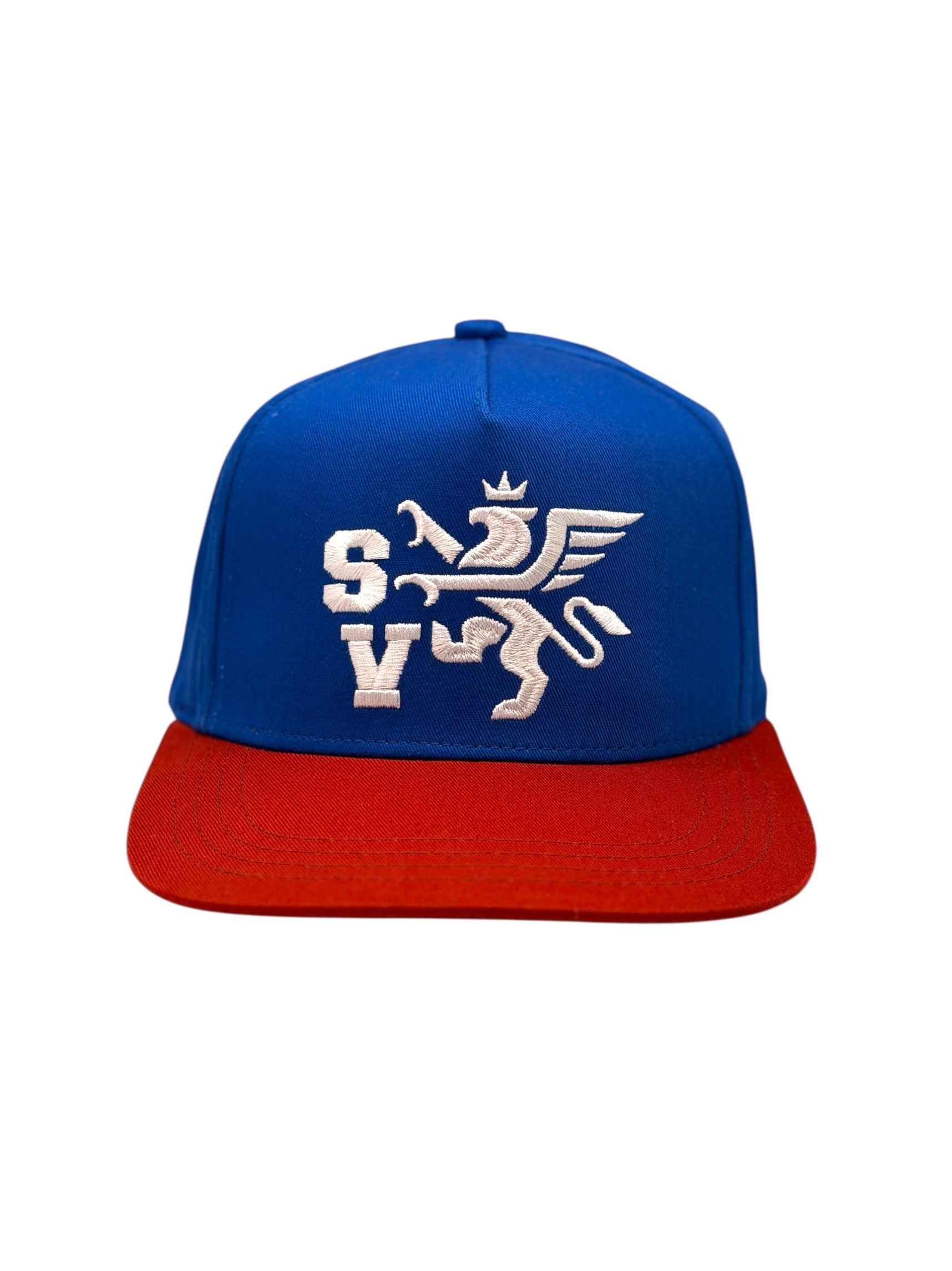 Blue & Red Griffin Snapback