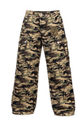 GREEN PATCH CAMO PANTS