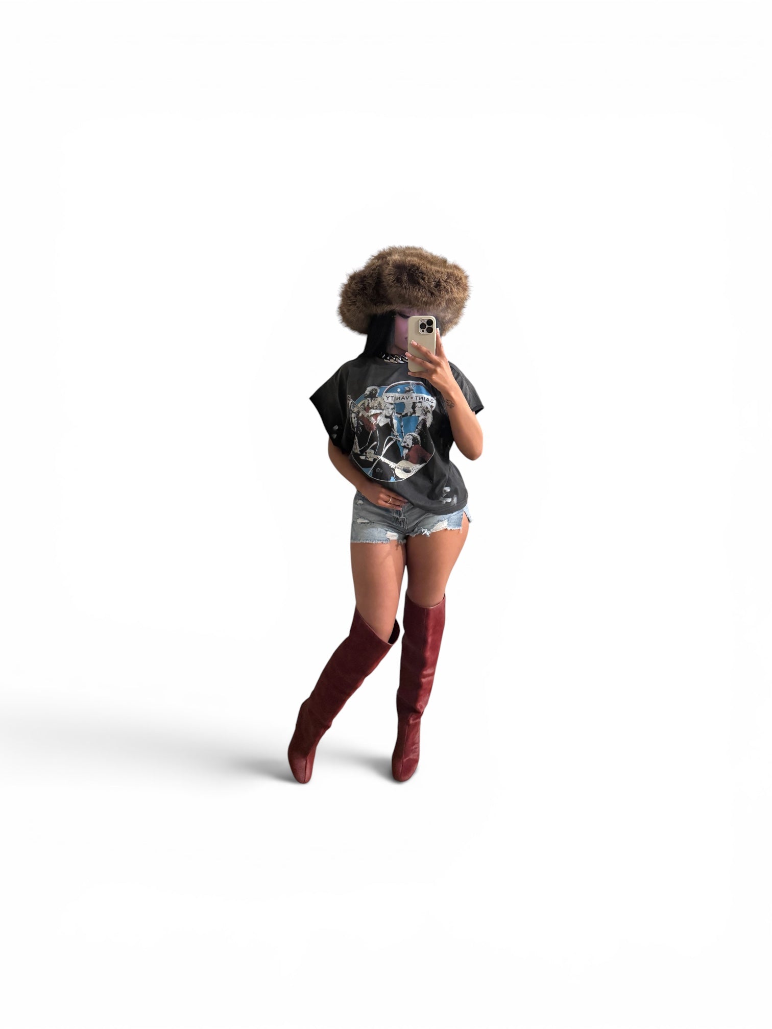 U-N-I SEX BAND TEE (BLUE)