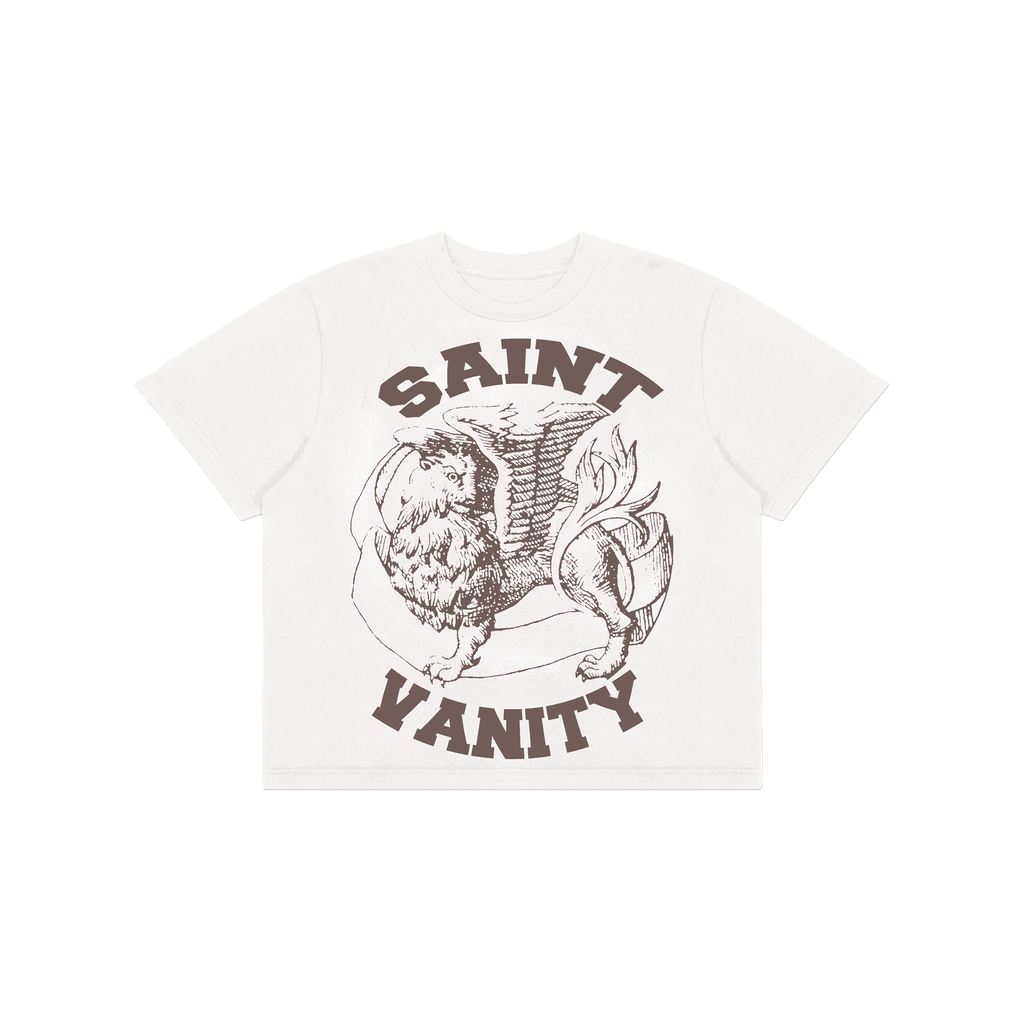 WHITE & BROWN GRIFFIN T-SHIRT