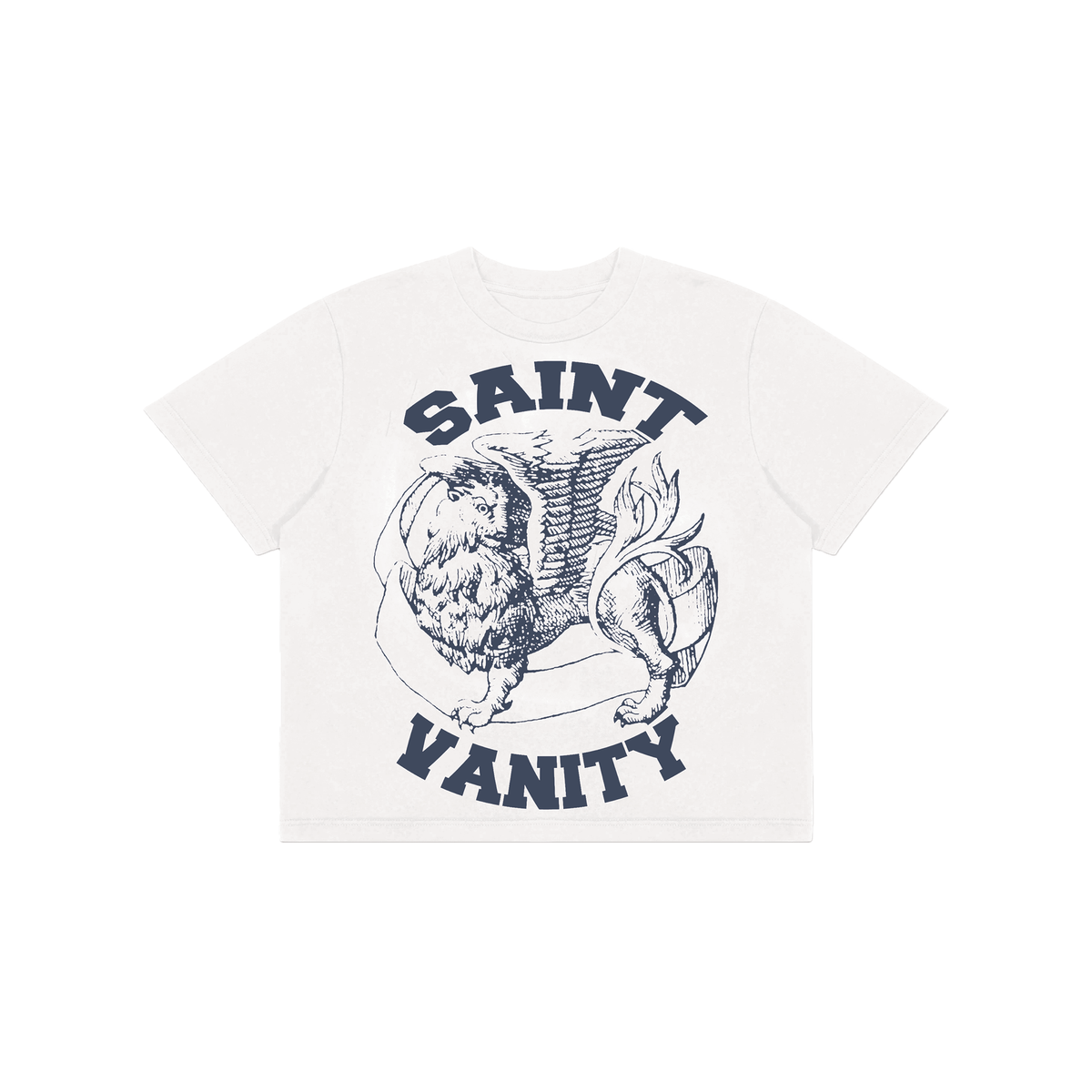 WHITE & NAVY GRIFFIN T-SHIRT