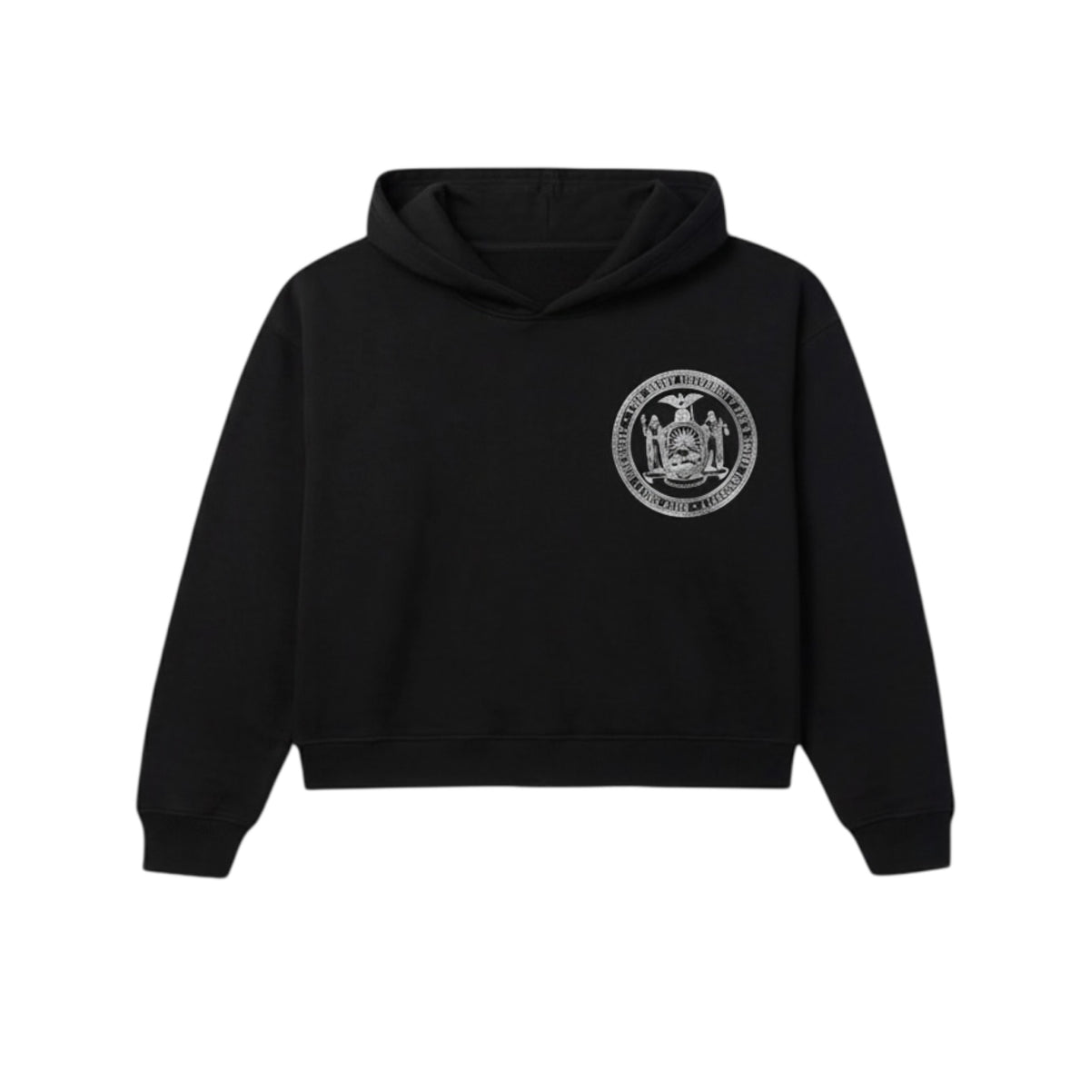 BLACK COLLEGIATE HOODIE