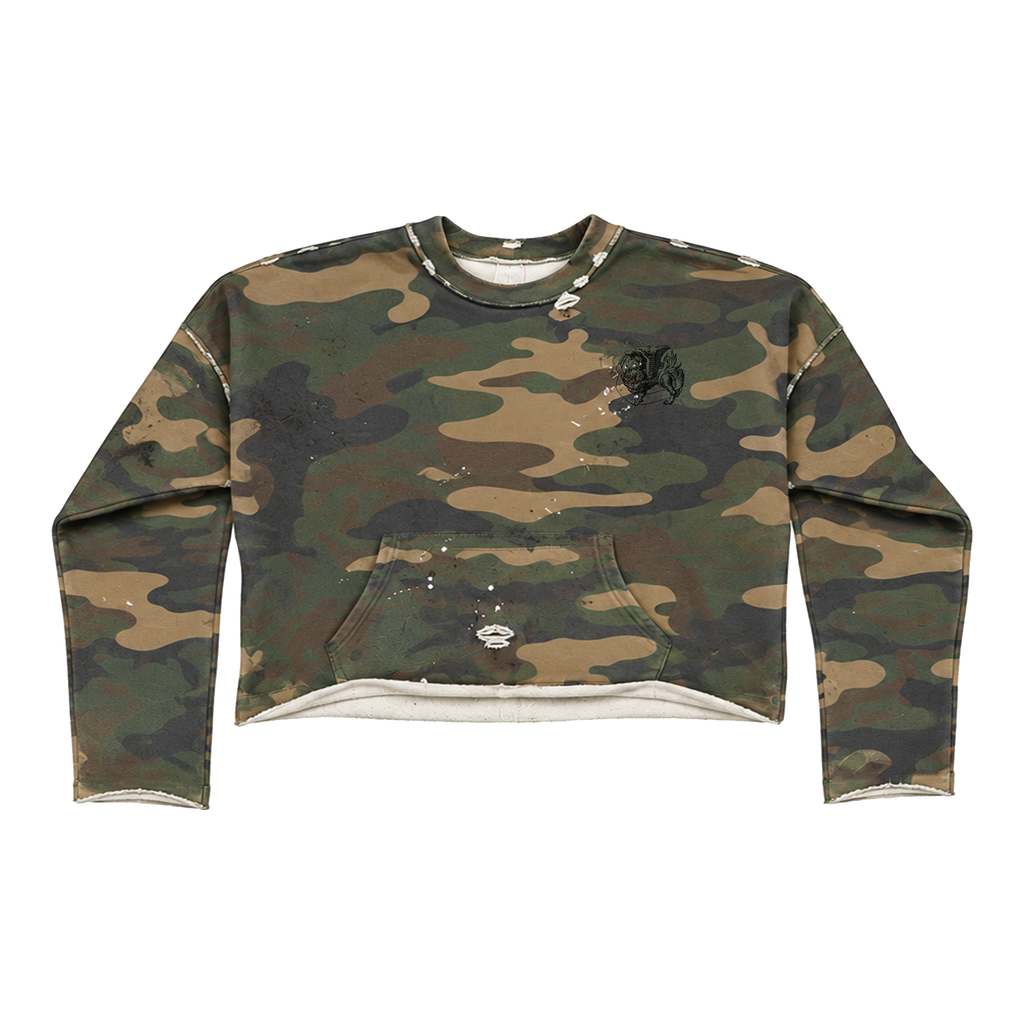 CAMO CREWNECK