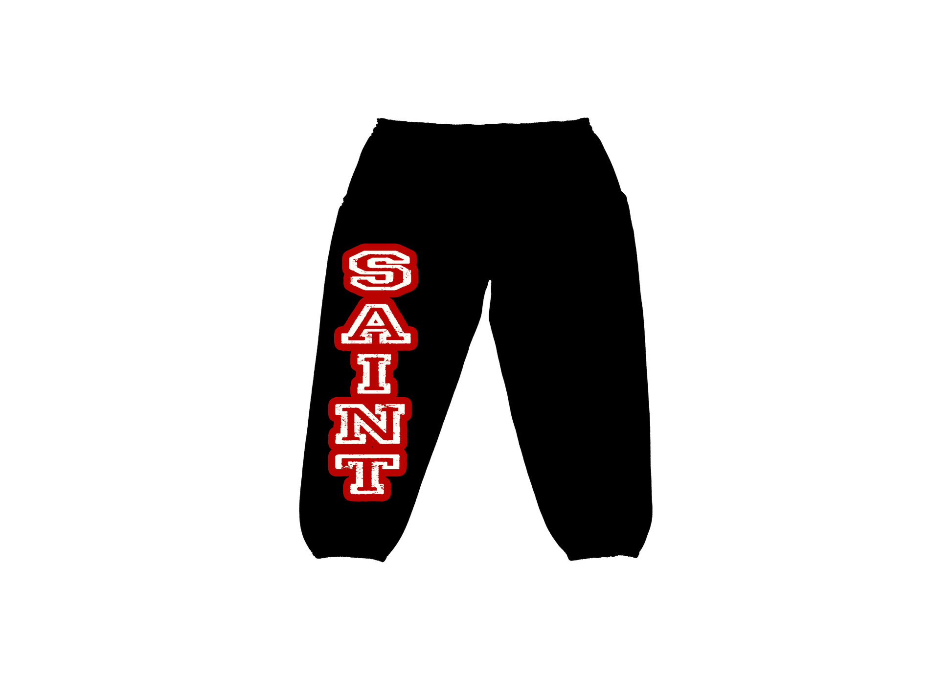 BLACK & RED VARSITY SWEATS