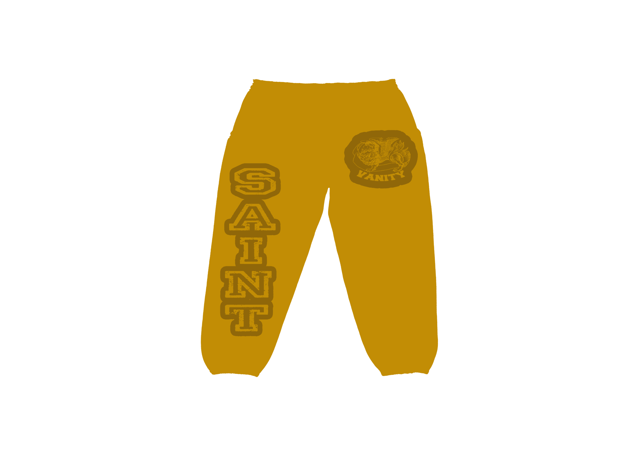 MUSTARD & BROWN VARSITY SWEATS