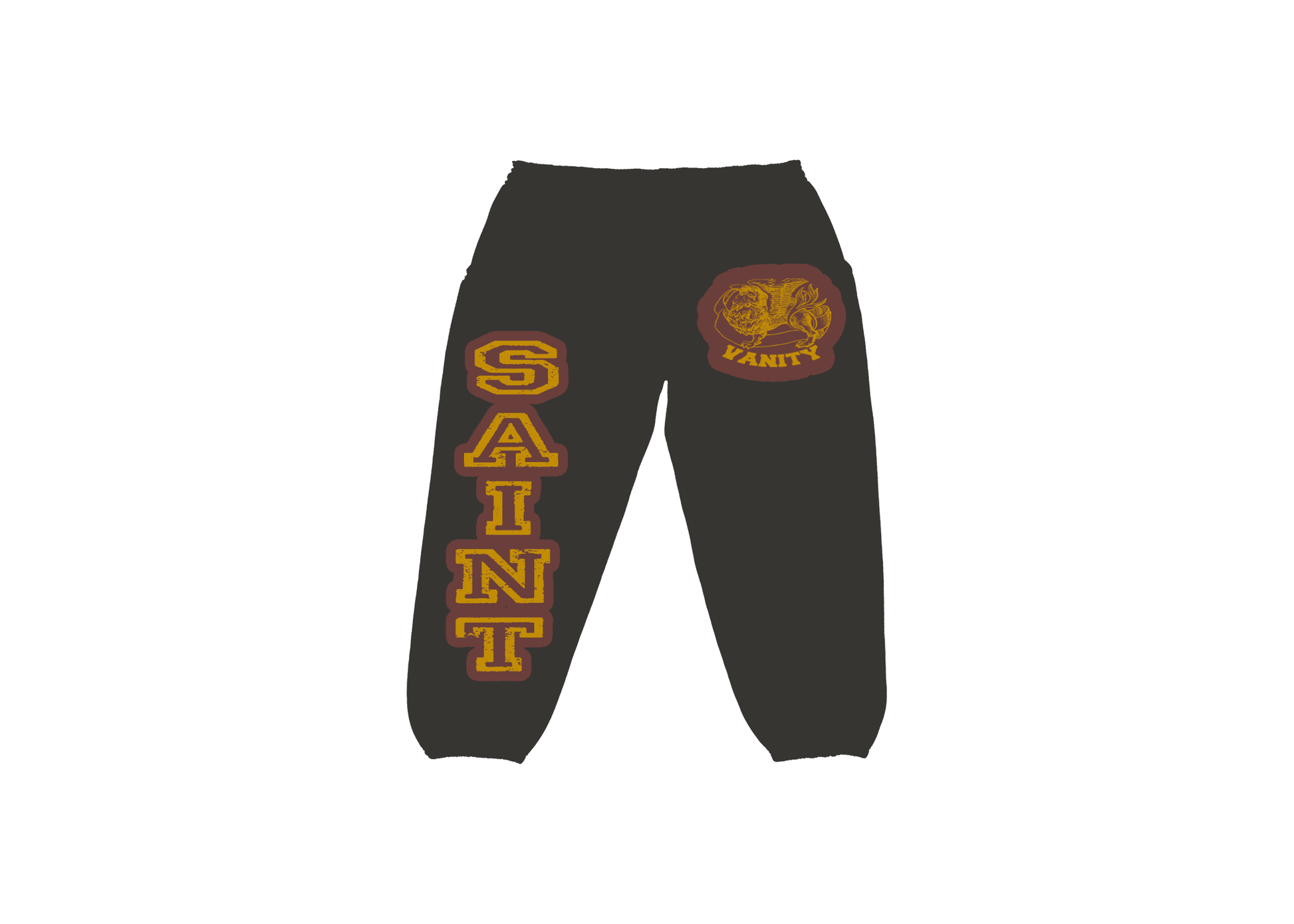 GREY/ BURGUNDY VARSITY SWEATS